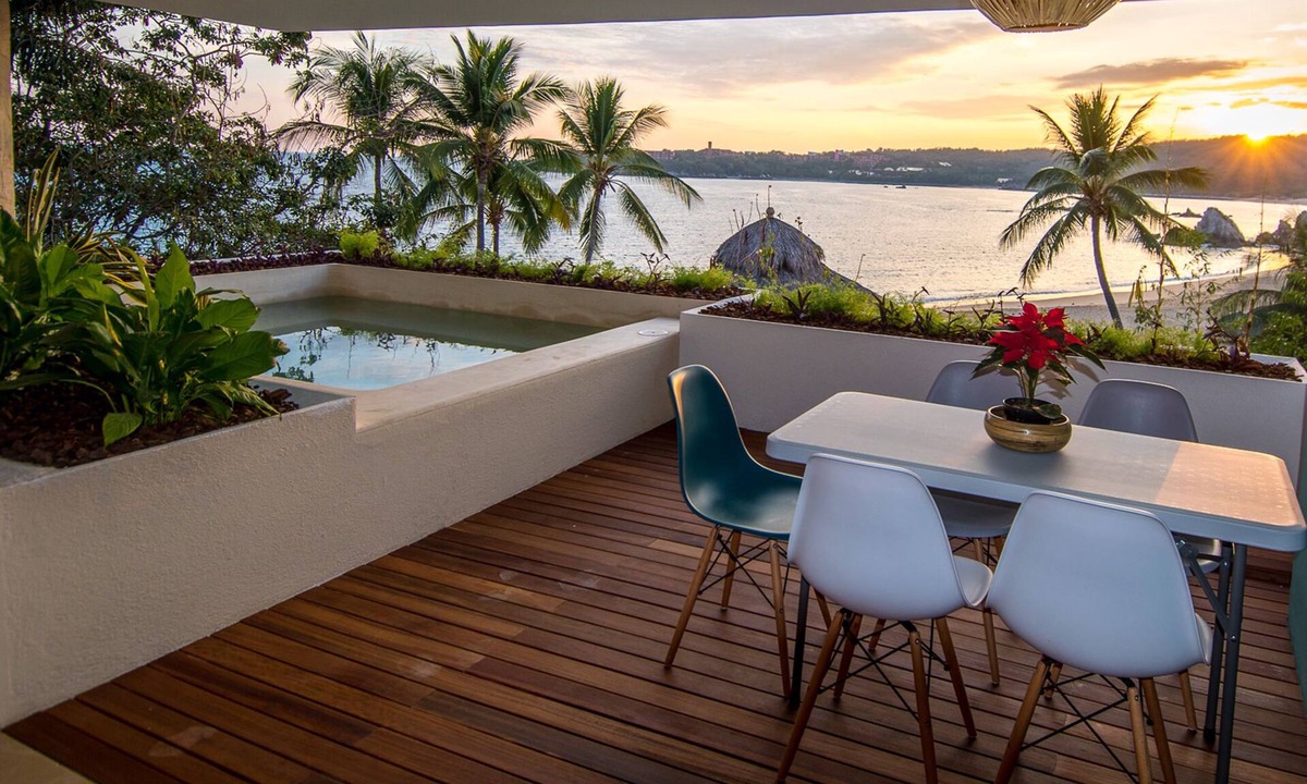 Santa Maria Huatulco Condo | 2 Bedroom Beachfront Residence + Panoramic Views