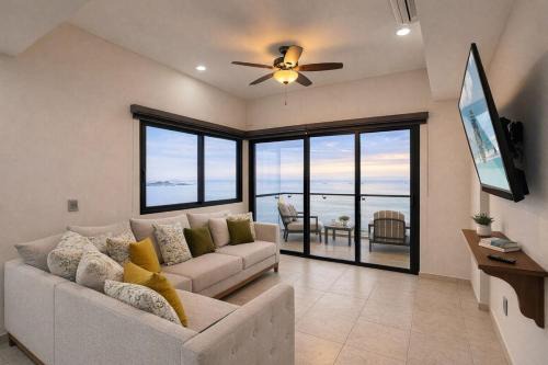 Mazatlan Apartment | 24k Propiedades Premium Condo on Malecon with Ocean View Sleeps 6