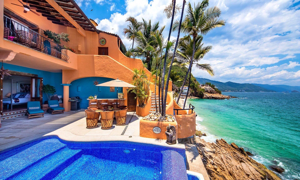 Puerto Vallarta Villa | Beautiful charm beach front property, full staff, private pool