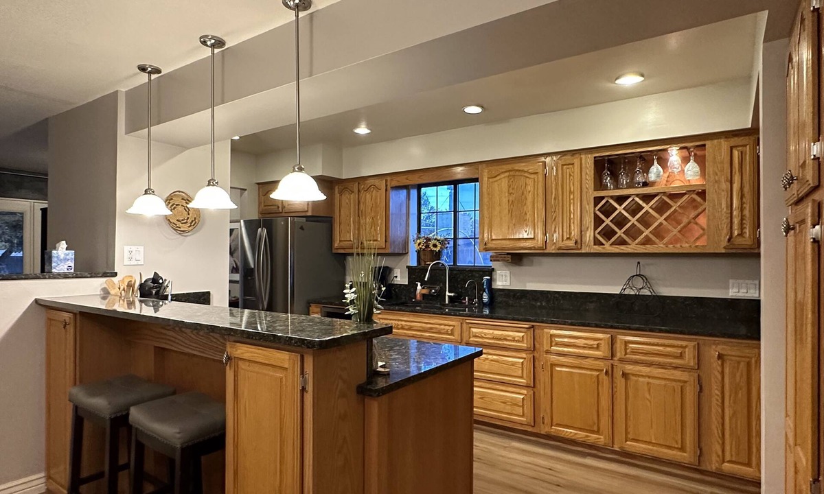 Swiss Manor House | Beautifully updated house with 2 master suites, hot tub & great patio space!