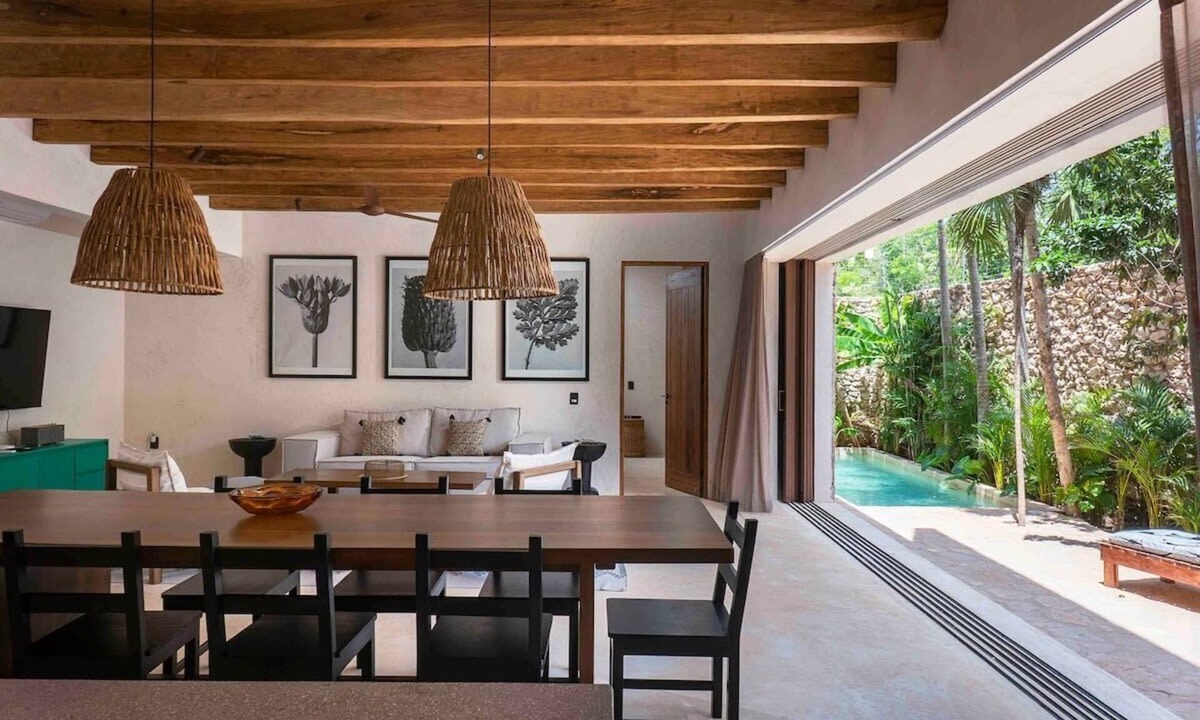 Tulum House | Boho-Chic 3BR Home | Private Rooftop Pool, Patio & Gated Community