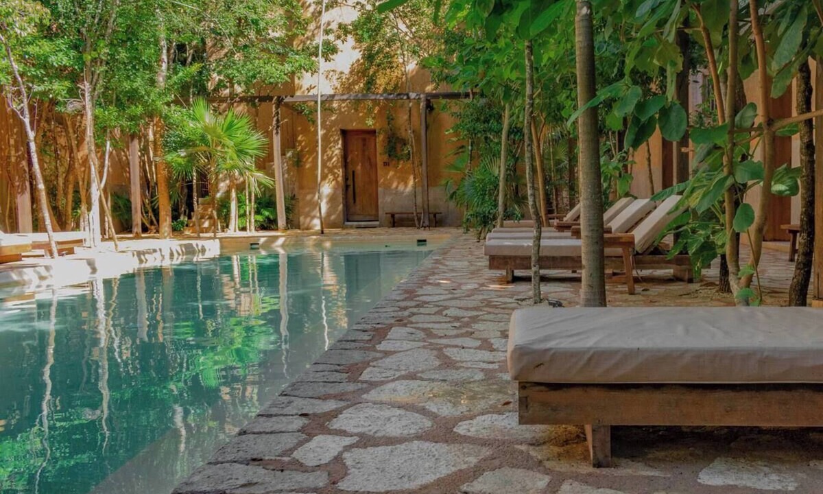 Tulum House | Boho-Chic 3BR Home | Private Rooftop Plunge Pool, Patio & Gated Communit