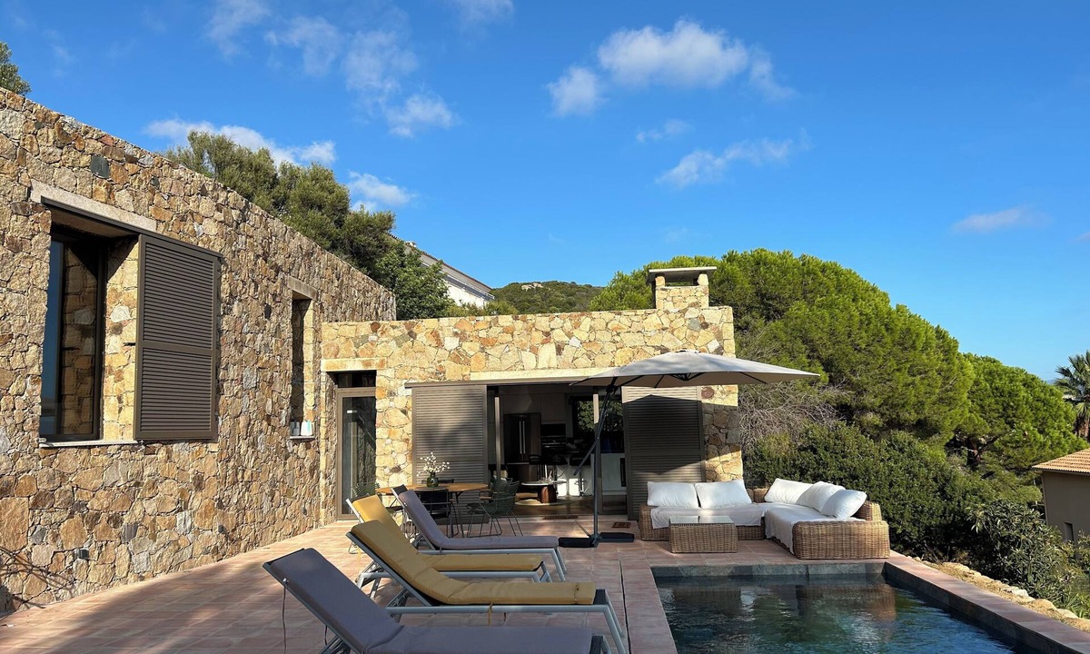 Ajaccio House | Casa Raphael: Stunning view of the Sanguinaires Islands with a pool, 5 minutes from the beaches