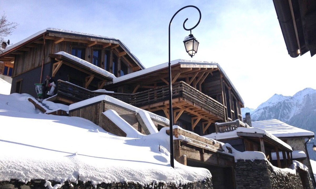Peisey-Nancroix Ski Chalet | Chalet luxe 14 pers 6 chambres 6 sdb piscine intérieure privée sauna terrasses