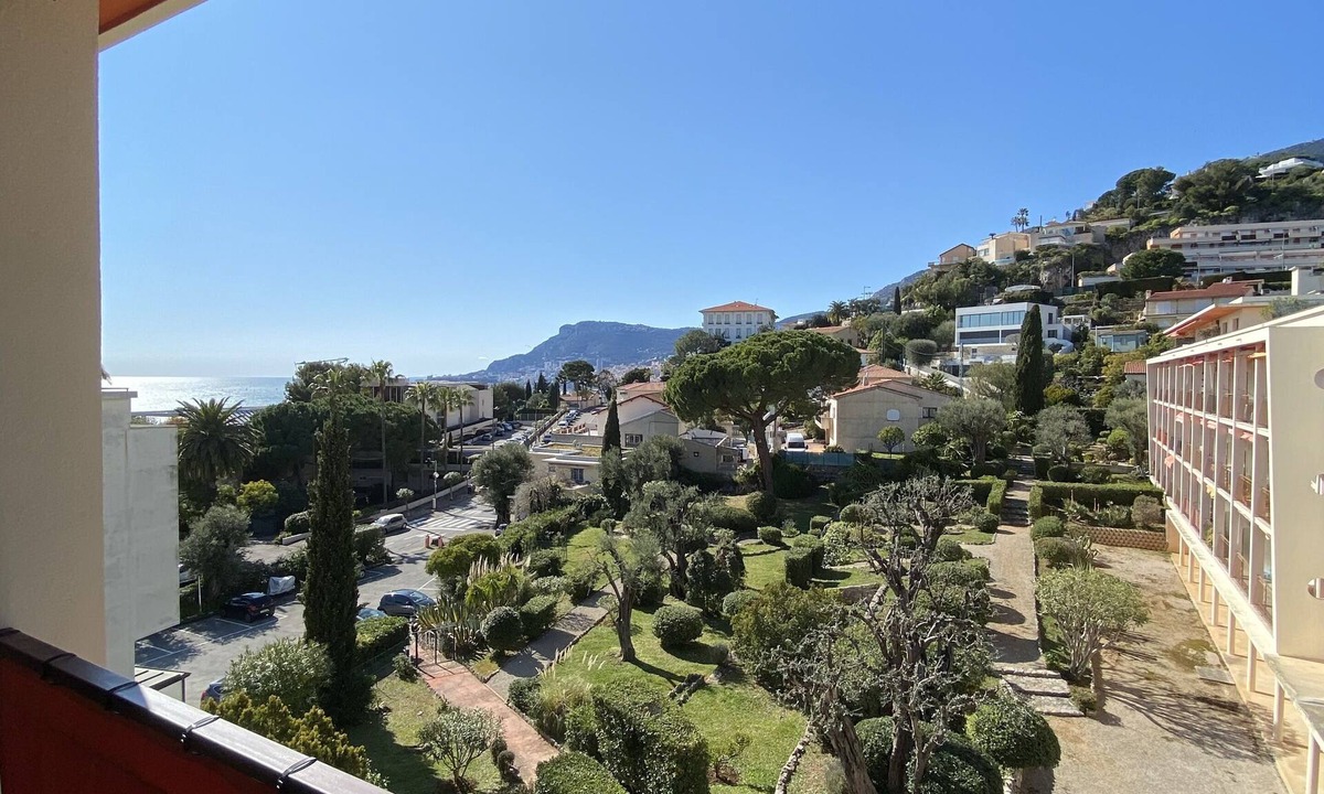 Roquebrune-Cap-Martin Apartment | Charming 2-room apartment with sea and Monte Carlo views