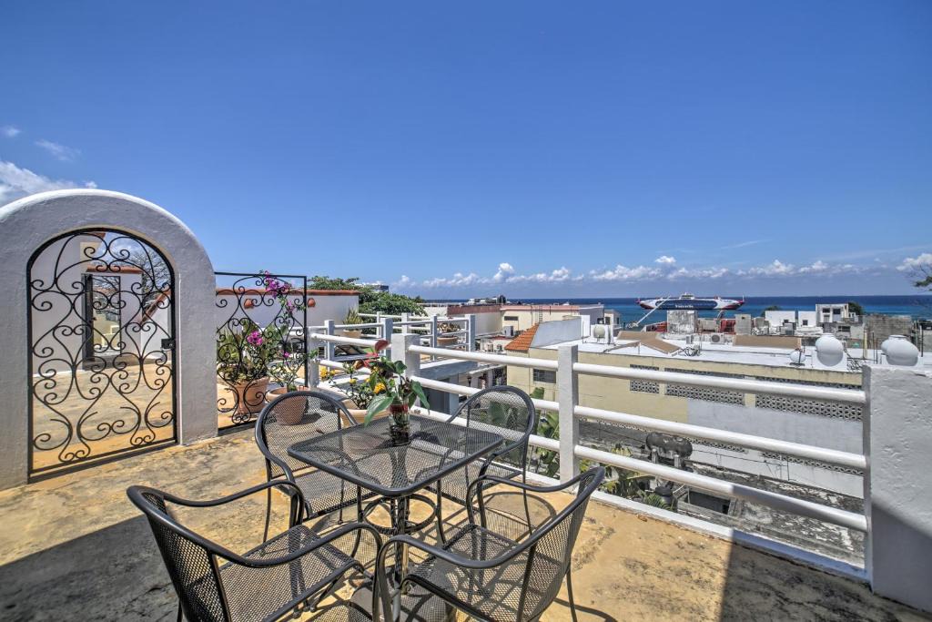 Colonia Centro House | Gorgeous Penthouse Villa w/Deck & Ocean Views!