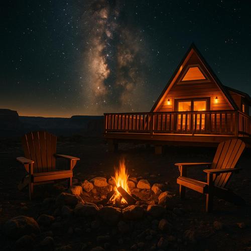 Valle House | Grand Canyon A-Frame Hot-tub & Sauna