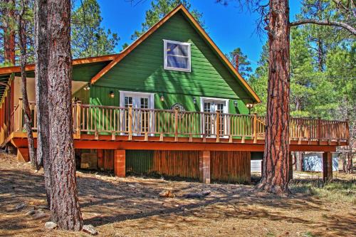 Happy Jack House | Hot Tub + Deck: Secluded Happy Jack Cabin