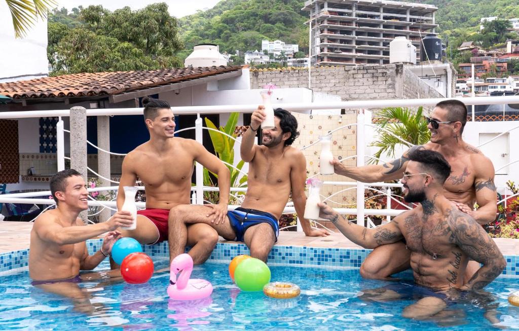 Emiliano Zapata Hotel | La Iguana Vallarta LGBT ADULTS ONLY - Romantic Zone - Party Clubbing Street