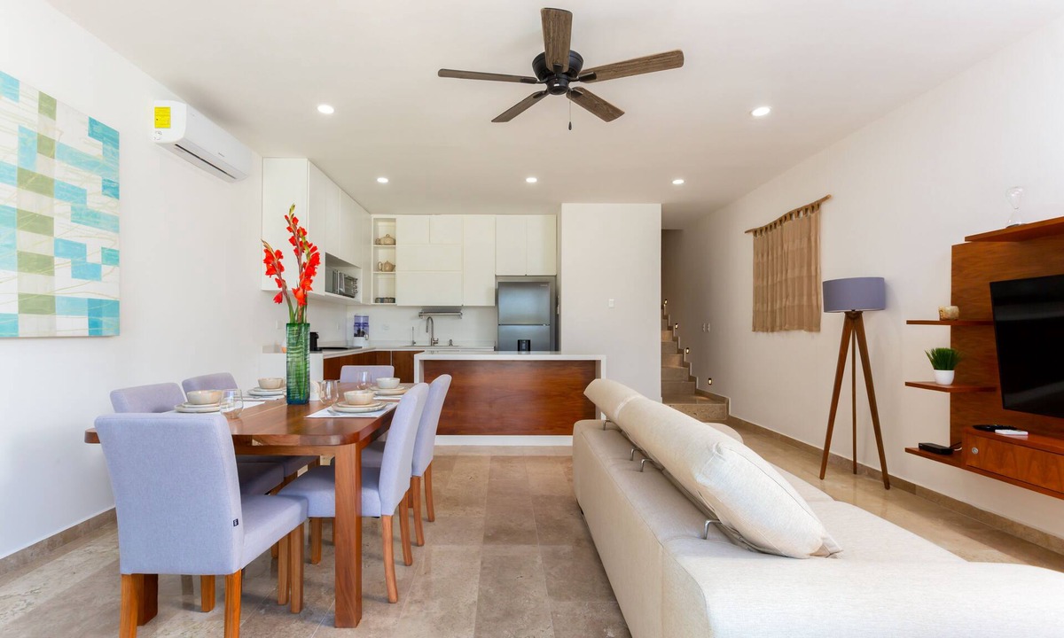 Puerto Aventuras Apartment | Lujoso departamento con alberca ¡5 min de la playa!