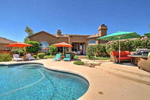 North Scottsdale House | Luxe Scottsdale Home w/Pool & Mountain Views!
