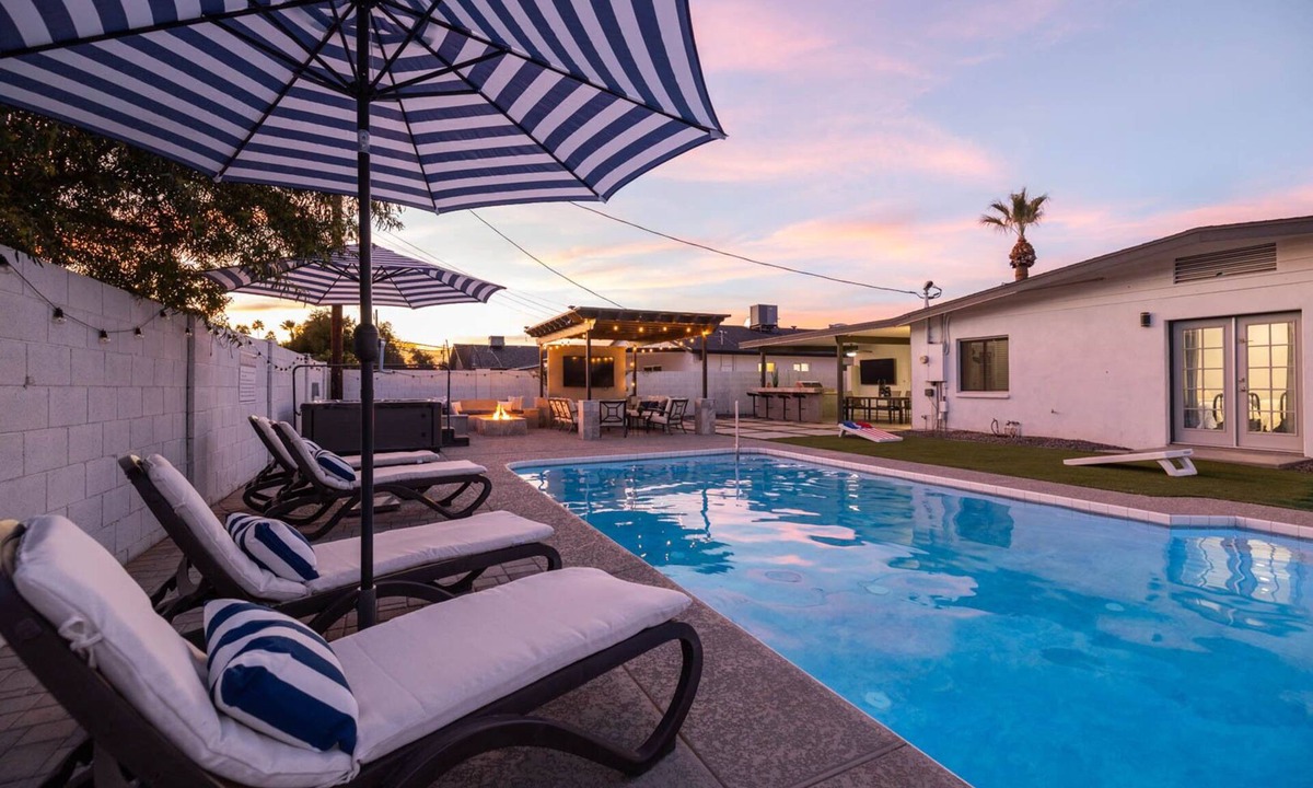 Trail West House | Luxury Old Town 4BR—Heated Pool, Hot Tub & Games