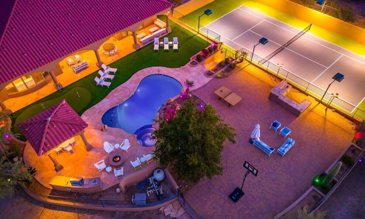 North Scottsdale Villa | Million $ Estate+Pickle+Tennis+GolfSimulator+Spa