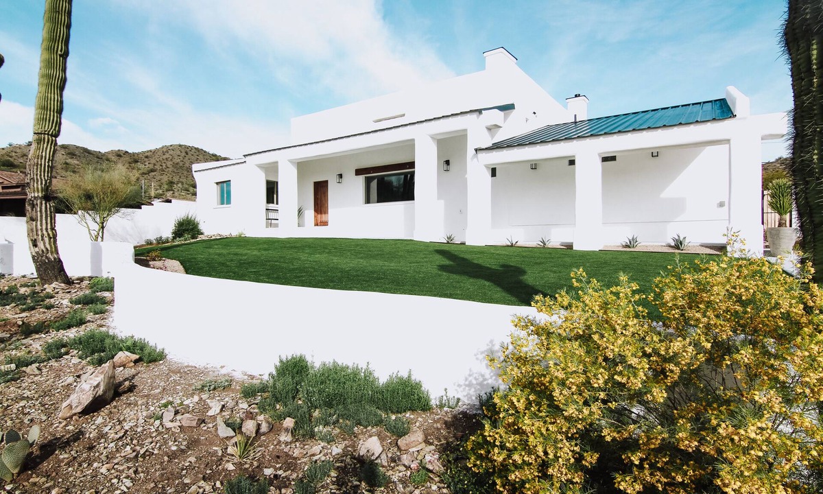 Paradise Valley Village House | NEW! Desert Oasis with Pool, hot tub, fire pit & rooftop city & desert views