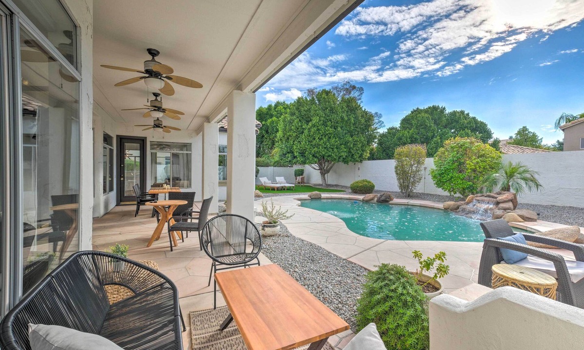 Chandler House | NEW! Stunning Chandler Retreat w/Heated Pool!