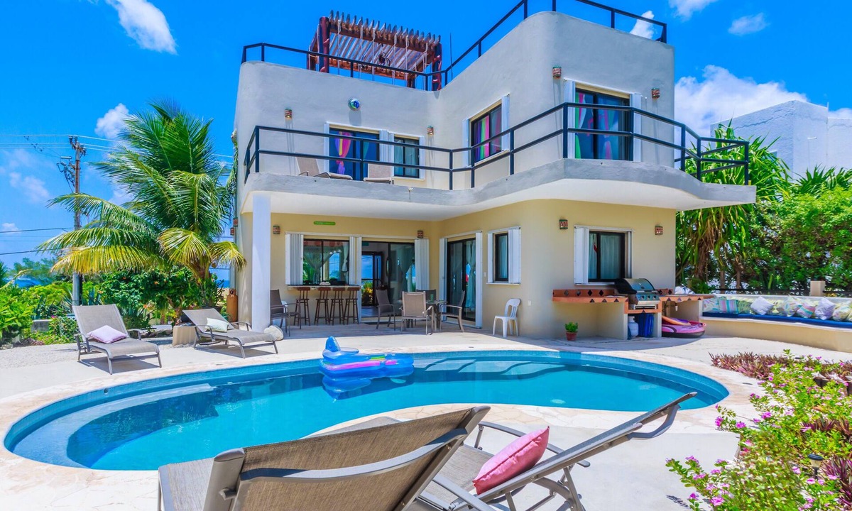 Isla Mujeres House | Peaceful Punta Sur 3 bedroom private pool
