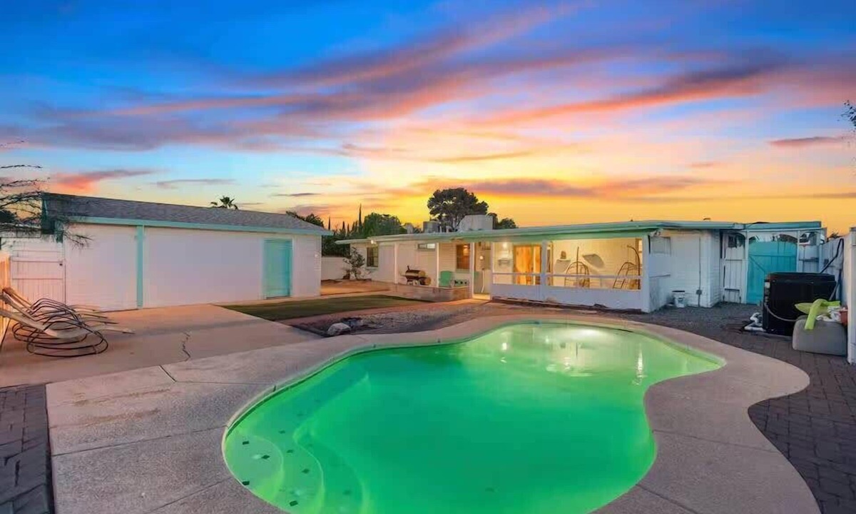 Tucson House | Relaxing 4BR with Pool, Game Room & BBQ Fun