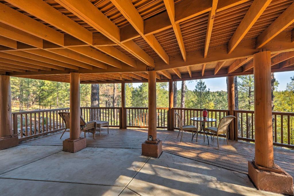 Kachina Village Apartment | Secluded Flagstaff Apartment on 4 Acres with Deck!