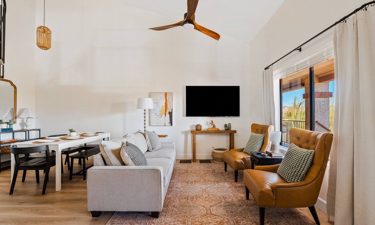Apache Junction Condo | Superstition Mountain Views, Heated Pool/Hot Tub, 2bd + Loft