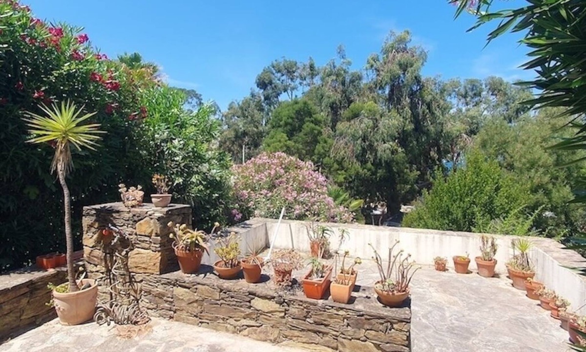Saint-Florent Apartment | Vast F2 charm sandy beach end 100m private terraces flower garden