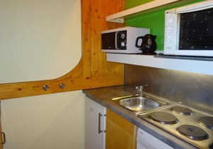 50m from resort center, 13rd floor, balcony, tv, 29m², Les Arcs