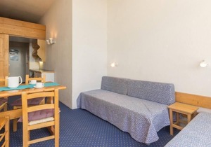 50m from resort center, 11st floor, view ski slopes, balcony, tv, 24m², Les Arcs