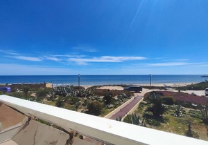 Air-conditioned studio for 2, Cap d'Agde, parking, terrace with sea view