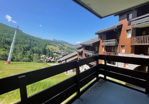 Ski-in/out studio cabin, pets allowed, Valmorel