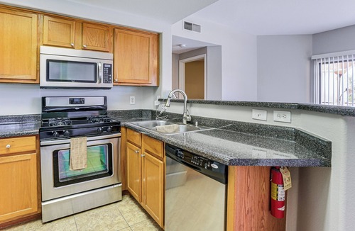 Maryvale Village Condo | 2 Desert Breeze Villas Units: Patios & Pool Access