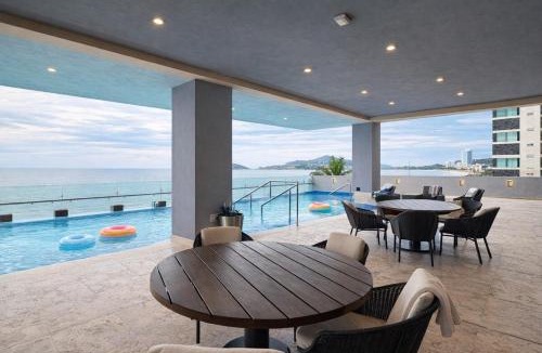 Mazatlan Apartment | 24k Propiedades Premium Condo on Malecon with Ocean View Sleeps 6