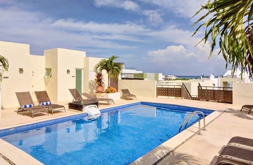 Zazil-ha Apartment | 2BR Close Beach, Private Roof, Pool M303