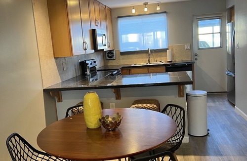 Arts District Condo | 5 Minute Walk to Old Town - Modern Retro Retreat