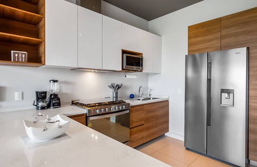 Nuevo Vallarta Apartment | 5th-floor apt Near the Ocean With Infinity Rooftop Pool, Balcony, Washer/dryer
