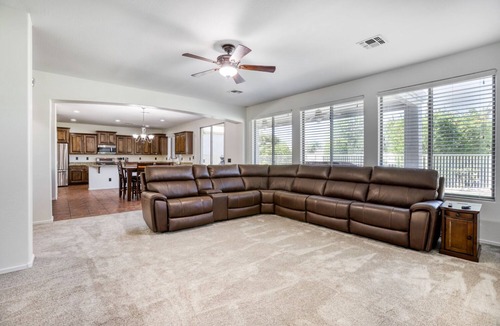 Missouri Ranch House | 6BR/5BA, heated pool, large yard, pickleball, pool table, and games galore!