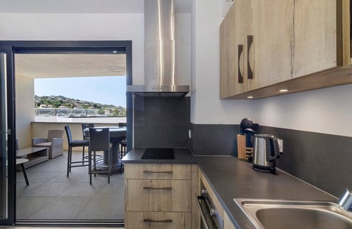 Grosseto-Prugna Apartment | Apartment 'Chez Valérie' with Sea View, Balcony and Air Conditioning