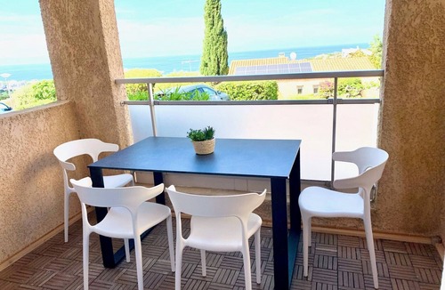 Monticello Apartment | Appart 4 pers, 2 Bedrooms, with terrace sea view, Clim, private parking