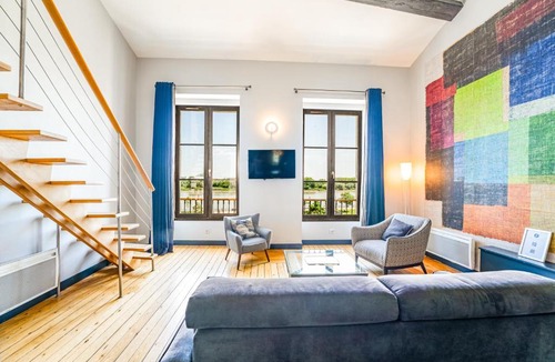 Grand Parc-Paul Doumer Apartment | Appartement Climatisé 3 Chambres Vue Garonne