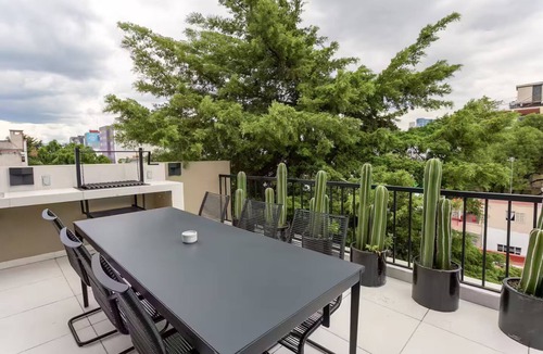 Roma Norte Apartment | Artistic suite in Roma Hood 1Bed+SofaBed+AC 1