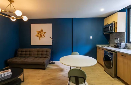 Roma Norte Apartment | Artistic suite in Roma Hood 1Bed+SofaBed+AC 2