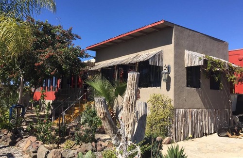 Mulege House | Baja Oceanview 2 br Bungalow with Garden and Patio Paradise for Dogs