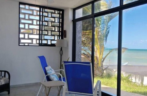 Chicxulub Puerto Apartment | Beachfront Apartment | Ground Floor and Pool
