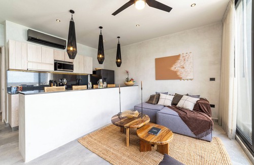 Soliman Bay Apartment | Beachfront Penthouse w/Private Rooftop Pool & Private Beach | Near Tulum