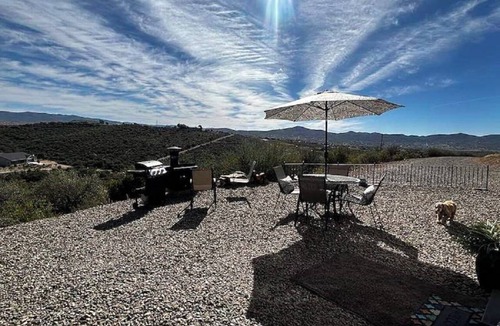 Dewey-Humboldt RV Rental | Beautiful 35' RV escape with scenic views, BBQ, fireplace, pet friendly