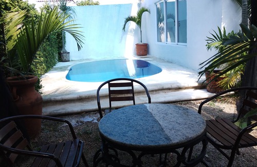 Merida House | Beautiful house with pool, bar. 3 bedrooms A/C (7 double beds), 3 bathrooms.