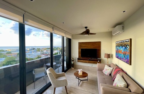 Colonia Centro Condo | Brand new 2Br/2Ba - 6th floor downtown Cozumel!