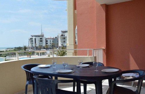 Cap d'Agde Apartment | Cap d'Agde: 1-BR Apt with pool, parking, 50m from beach
