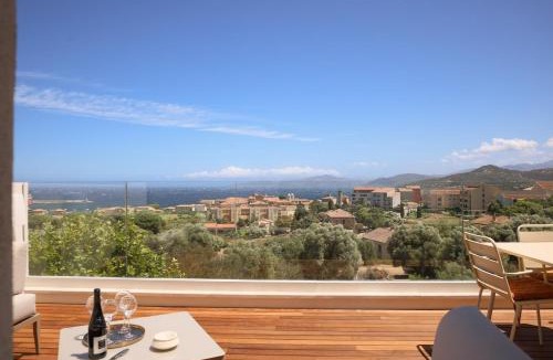 L'Ile-Rousse Villa | Casa Corborio, villa duplex L'Île-Rousse, 3 suites, sea view, parking