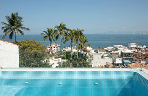 Downtown Puerto Vallarta Villa | Casa de la Luz Brand-new villa just above the Malecón overlooking Banderas Bay.