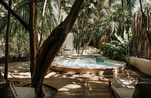 Zona Hotelera House | Casa Mandala w/Pool ~ Mahayana, Central + Stylish Villa w/Private Pool + Beachfront