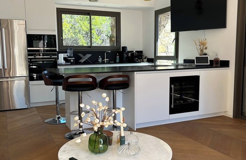 Ajaccio House | Casa Raphael: Stunning view of the Sanguinaires Islands with a pool, 5 minutes from the beaches